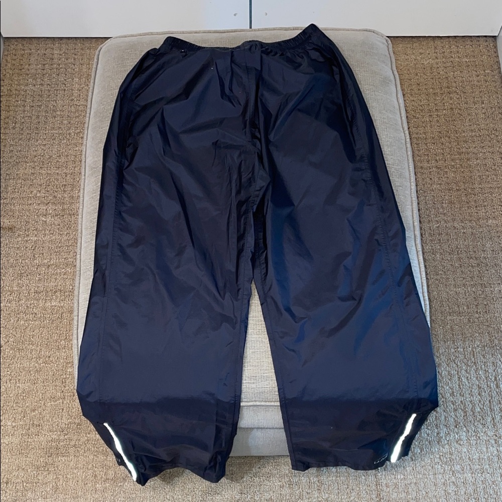 L.L. Bean Girls Black Rain Pants